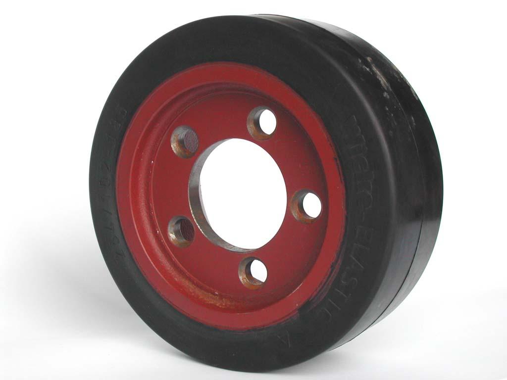 RUOTA 254 X 102 - 5 FORI DIAM. 18 - FORO CENTRALE 80