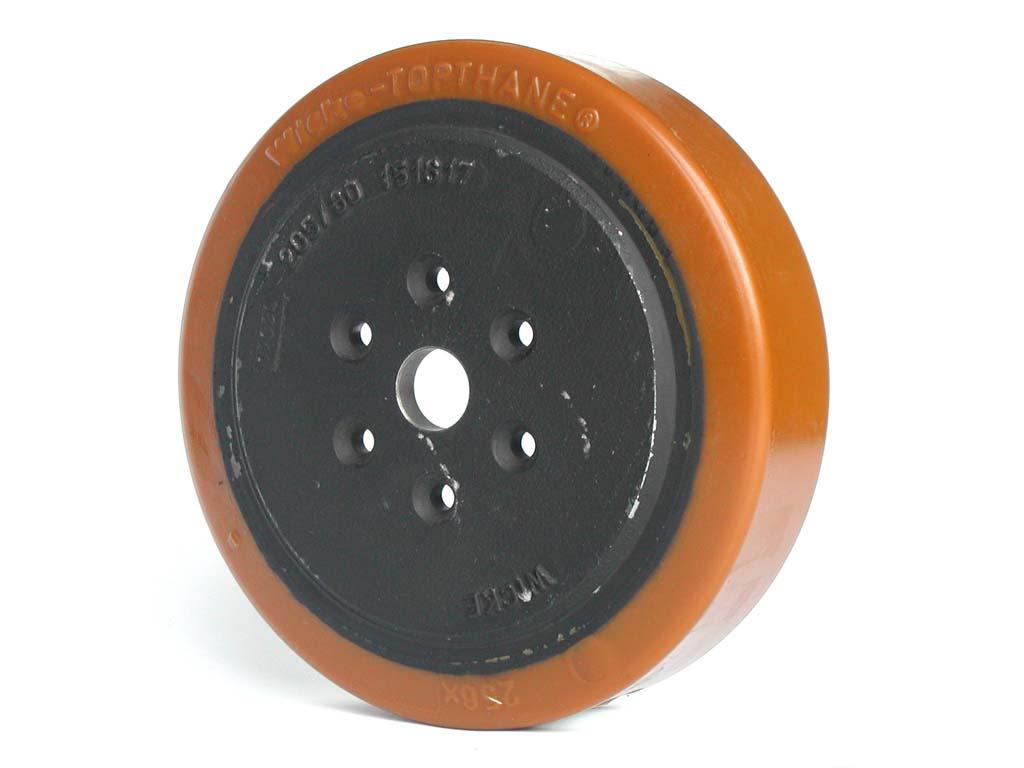 RUOTA 256 X 70 - 6 FORI DIAM. 10 - FORO CENTRALE 30