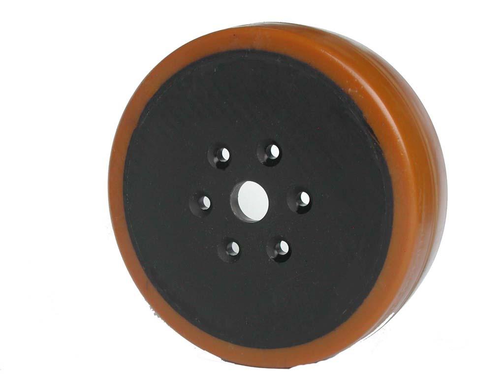 RUOTA 256 X 81 - 6 FORI DIAM. 10 - FORO CENTRALE 30