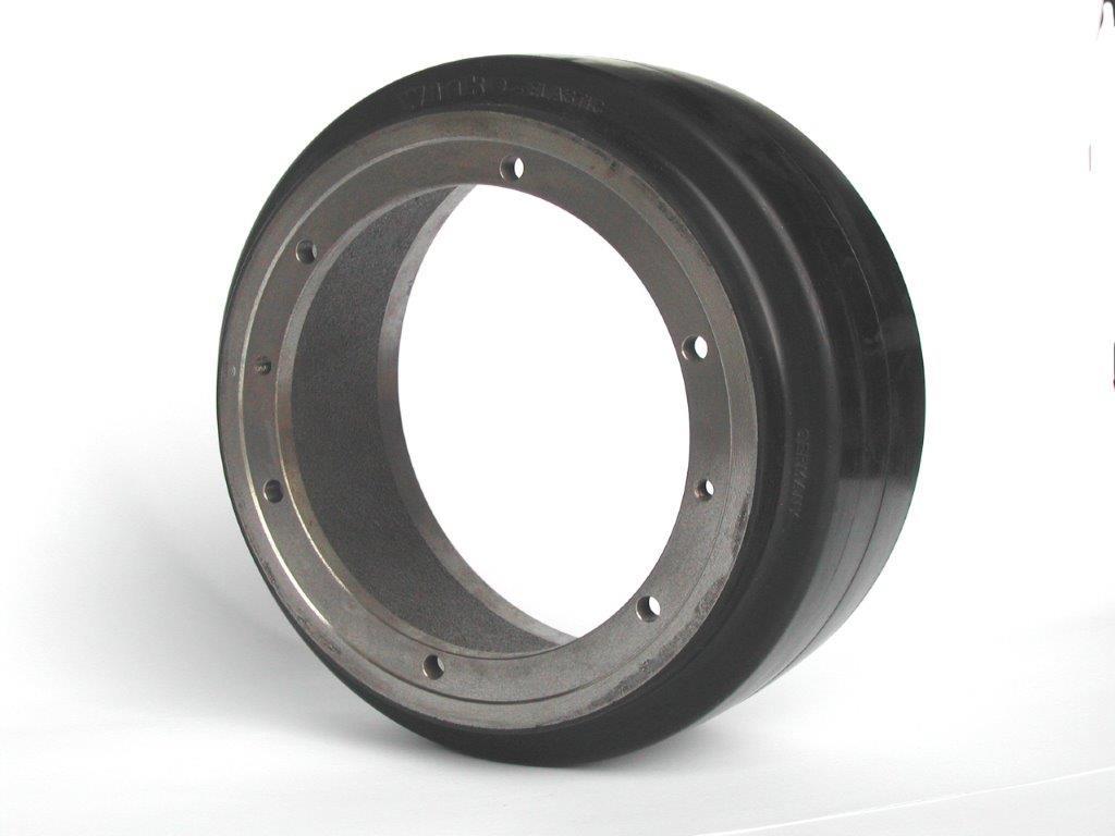 RUOTA 260 X 80/115 - 6+2 FORI DIAM. 8 - FORO CENTRALE 173