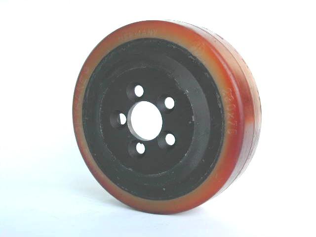 RUOTA 230 x 75 - 5 FORI DIAM. 13 - FORO CENTRALE 30  