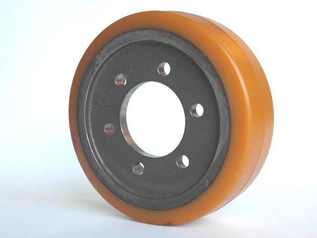 RUOTA 230 x 75 - 6 FORI DIAM. 14 - FORO CENTRALE 80   