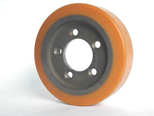 RUOTA 250 x 70 - 5 FORI DIAM. 16  - FORO CENTRALE  80
